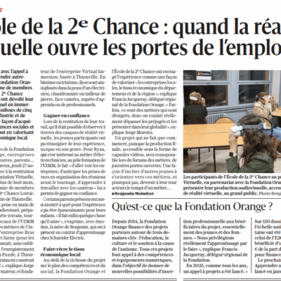 Article républicain lorraine - orientation virtuelle