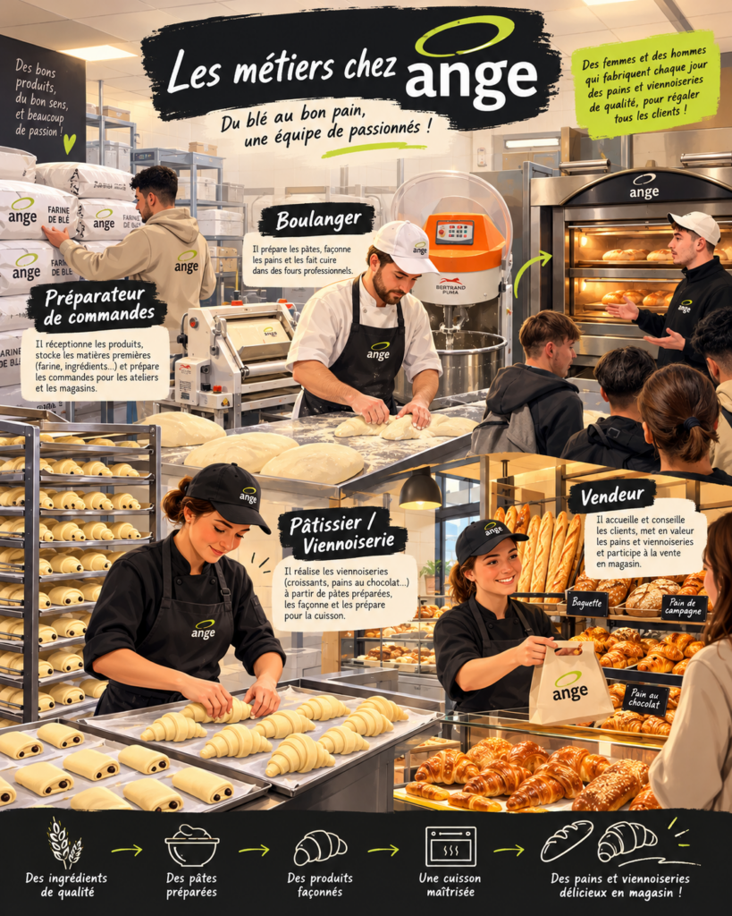De la pâte au four : les stagiaires découvrent les métiers de la boulangerie chez Ange